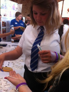 ATP swabbing - factory hygiene procedure in action